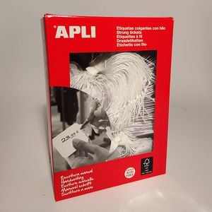 Apli hanglabel 390 22mm x 35mm wit