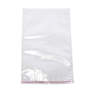 Vacuumzakken 16cm x 26cm 90µm zijlas met vaktape transparant