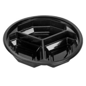 Cup rond 18.8cm x 4cm 510=170/170/170ml rpet zwart