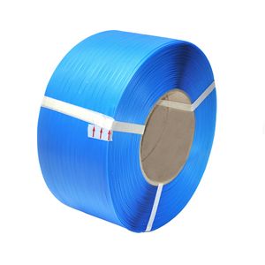 P.p. omsnoeringsband 12mm x 3000m x 20cm 0.55mm blauw