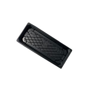 Sushi tray 22.6cm x 9.7cm x 2.2cm zwart PS