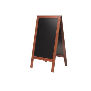 Stoepbord 68cm x 120cm mahonie
