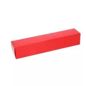Staafdoos 32cm x 6cm x 6cm rood onbedrukt