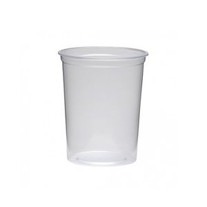 Cup rond 11.5cm x 13.8cm 1000ml pp transparant soep