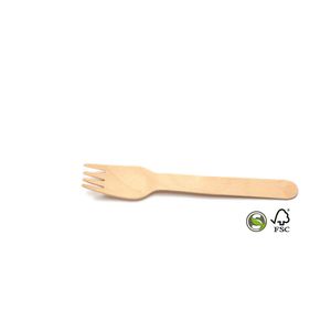 Vork hout fsc 16cm naturel