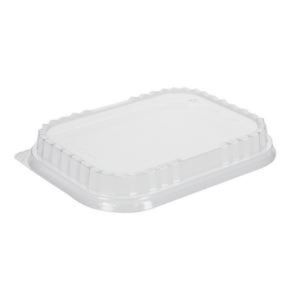 Deksel ready2Cook rechthoek 18.5cm x 14.3cm x 2.5cm dpet transparant 