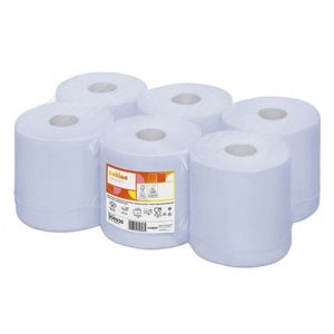 Poetsrol midi wepa 18cm x300m 96720 1 laag blauw