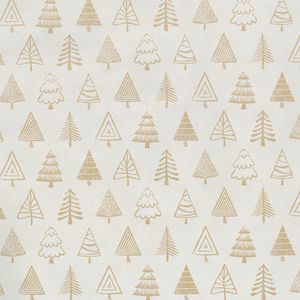 Cadeaupapier kerst 50cm x 100m 077 bruin kraft 70gr / m2