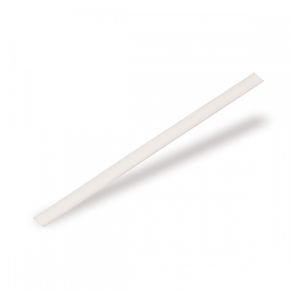 Wikkelstrips sluiting papier 10cm x 0.6cm wit