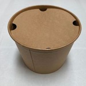 Karton kraft snackbak bucket bruin 85 oz