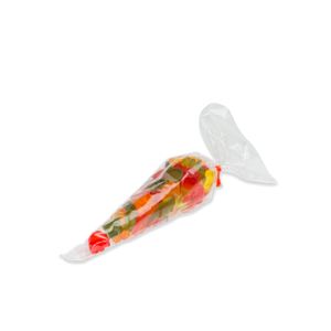 Polyprop puntzak 18cm x 37cm 45µm transparant onbedrukt