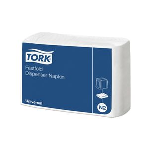 Servet Tork 30cm x 25cm wit 1 laag