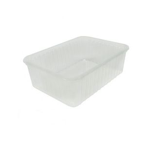 Menubak 18cm x 13.5cm x 6.3cm 1000ml transparant ps