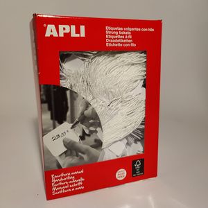 Apli hanglabel 387 13mm x 20mm wit