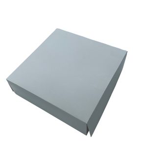 Gebaksdoos zonder venster 26cm x 19cm x 8cm wit onbedrukt