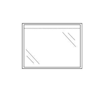 Paklijstenveloppen plastic 225mm x 165mm A5 onbedrukt