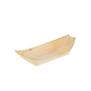 Bootje XXL hout fsc ovaal naturel
