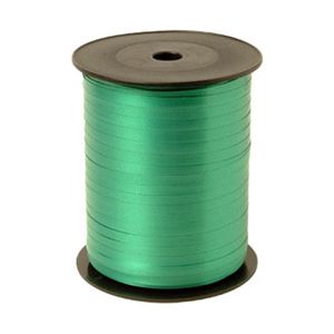 Krullint mat 5mm x 500m groen onbedrukt