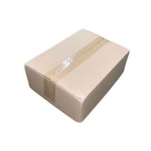 Amerikaanse vouwdoos 530mm x 305mm x 145mm enkel golf B bruin onbedrukt