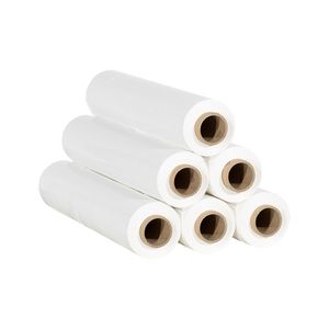 LLDPE handwikkelfolie 50cm x 300m 20µm wit