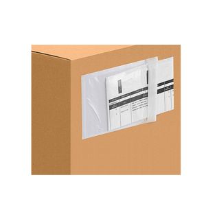 Paklijstenveloppen plastic 225mm x 122mm onbedrukt