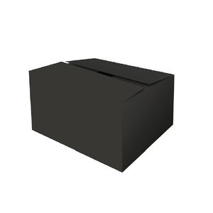 Pakketdoos C 390mm x 290mm x 232mm zwart