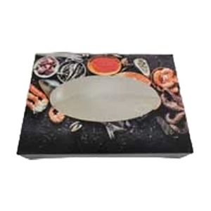 Cateringdoos met venster 55.7cm x 37.7cm x 8cm fish