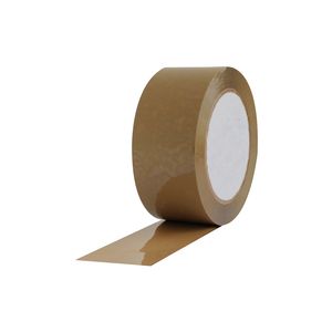 PP acryl tape 48mm x 66m bruin 35µm