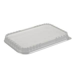 Deksel ready2Cook rechthoek 30cm x 20cm x 2.6cm dpet transparant