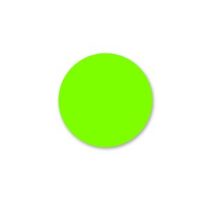 Etiket op rol 35mm groen 