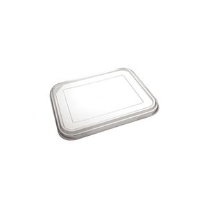 Deksel rechthoek 31.5cm x 24.5cm x 2.2cm pp transparant 