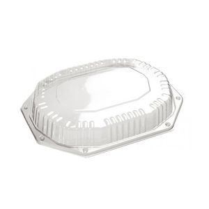 Deksel 33.5cm x 25cm x 4.4cm transparant ovaal