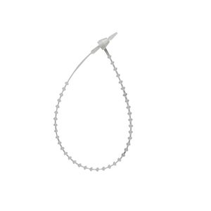 Verstelbare veiligheids sluiting kunststof 13.5cm transparant/wit
