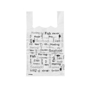 Hemddraagtas 27cm x 6cm x 48cm wit Enjoy fish hdpe 15µm geblokt