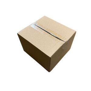 Amerikaanse vouwdoos 220mm x 200mm x 150mm enkel golf B bruin onbedrukt