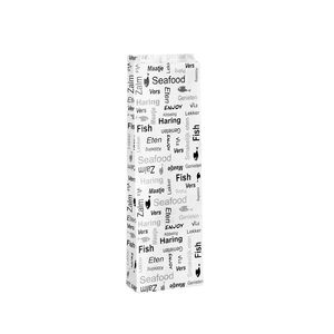 Vis zakken 14cm x 3cm x 49cm polykraft wit enjoy fish