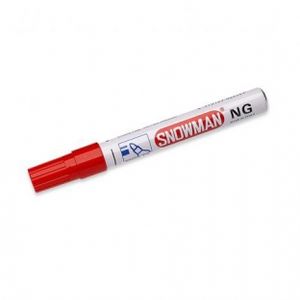 Snowman marker NG rood