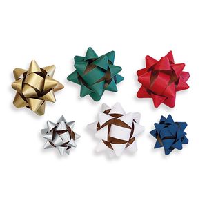 Starbows natron kraft 65mm assorti kleuren met plakker