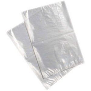 Vlakke plastic zak ldpe 15cm x 25cm 50µm transparant onbedrukt