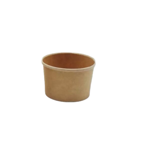 Cup rond 6cm x 4.4cm 60ml kraft bruin