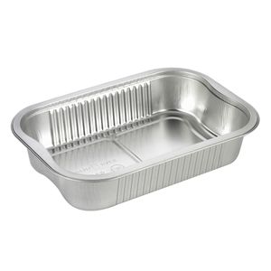 Aluminium bakjes Ready2Cook rechthoekig 22cm x 15cm x 4.5cm 1vaks 1020ml zilver