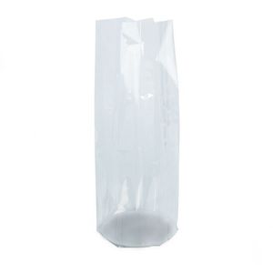 Ronde fleszak polyprop 9.4cm x 47cm transparant