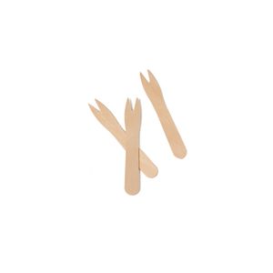 Patatvork 2 tands hout fsc 8.5cm naturel