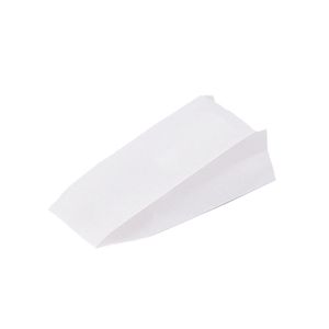 Ersatz zak wit 13cm x 8cm x 31cm 500gr onbedrukt 50gr / m2