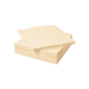 Servet 33cm x 33cm creme 2 lagen