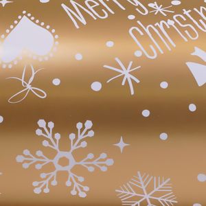 Cadeaupapier kerst 30cm x 200m 90174 gecoat papier 80gr / m2