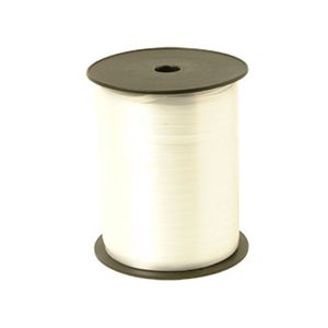 Krullint mat 10mm x 250m wit onbedrukt