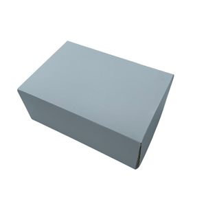 Gebaksdoos zonder venster 20cm x 14cm x 8cm wit onbedrukt