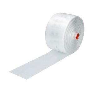 Plastic zak hdpe met zijvouw 19cm x 18cm x 50cm 10µm ongeperforeerd op rol onbedrukt