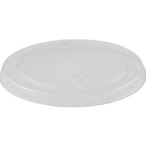 Deksel rond t.b.v. ijsbekers 8.5cm pla transparant